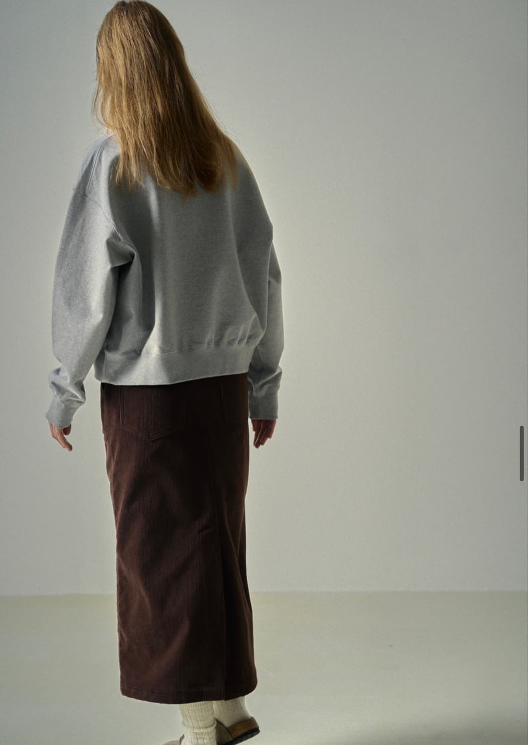 파사드패턴 퍼티그 코듀로이 스커트 상품이미지3