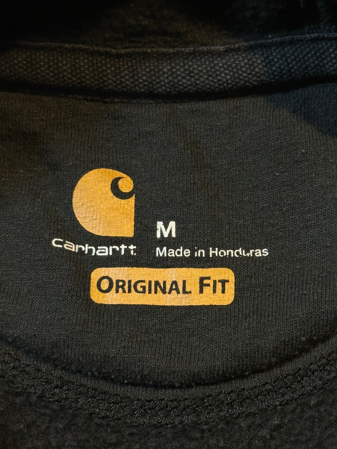 칼하트 CARHARTT 미드웨이트 사이드라인 기모 후드티 블랙 상품이미지4