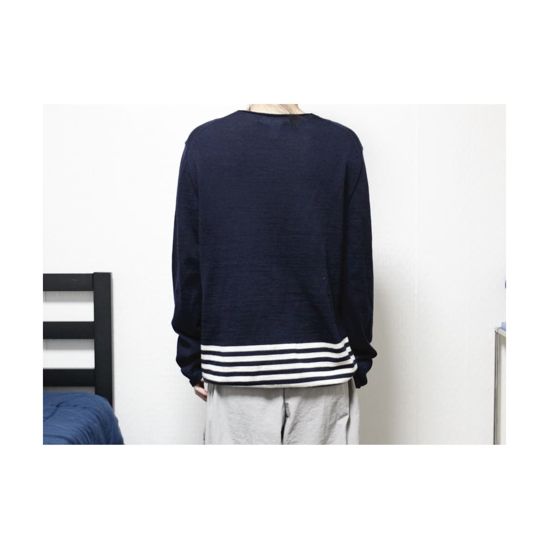 Noah Lyon Filp Creature Hem Stripe Knit 상품이미지4