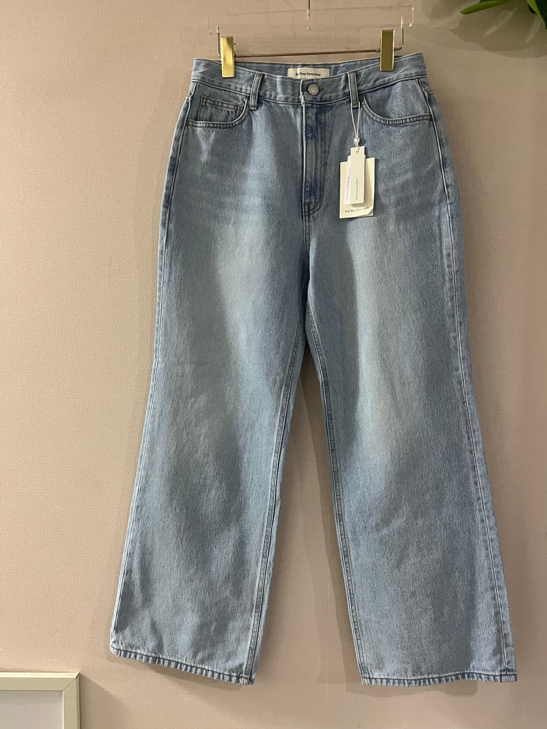포유온 Wide Flared denim(40) 상품이미지7