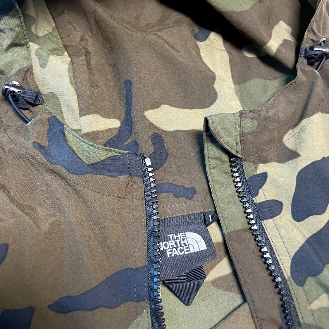 일본판 노스페이스 우드랜드 카모 밀리터리 윈드브레이커 바람막이 상품이미지3