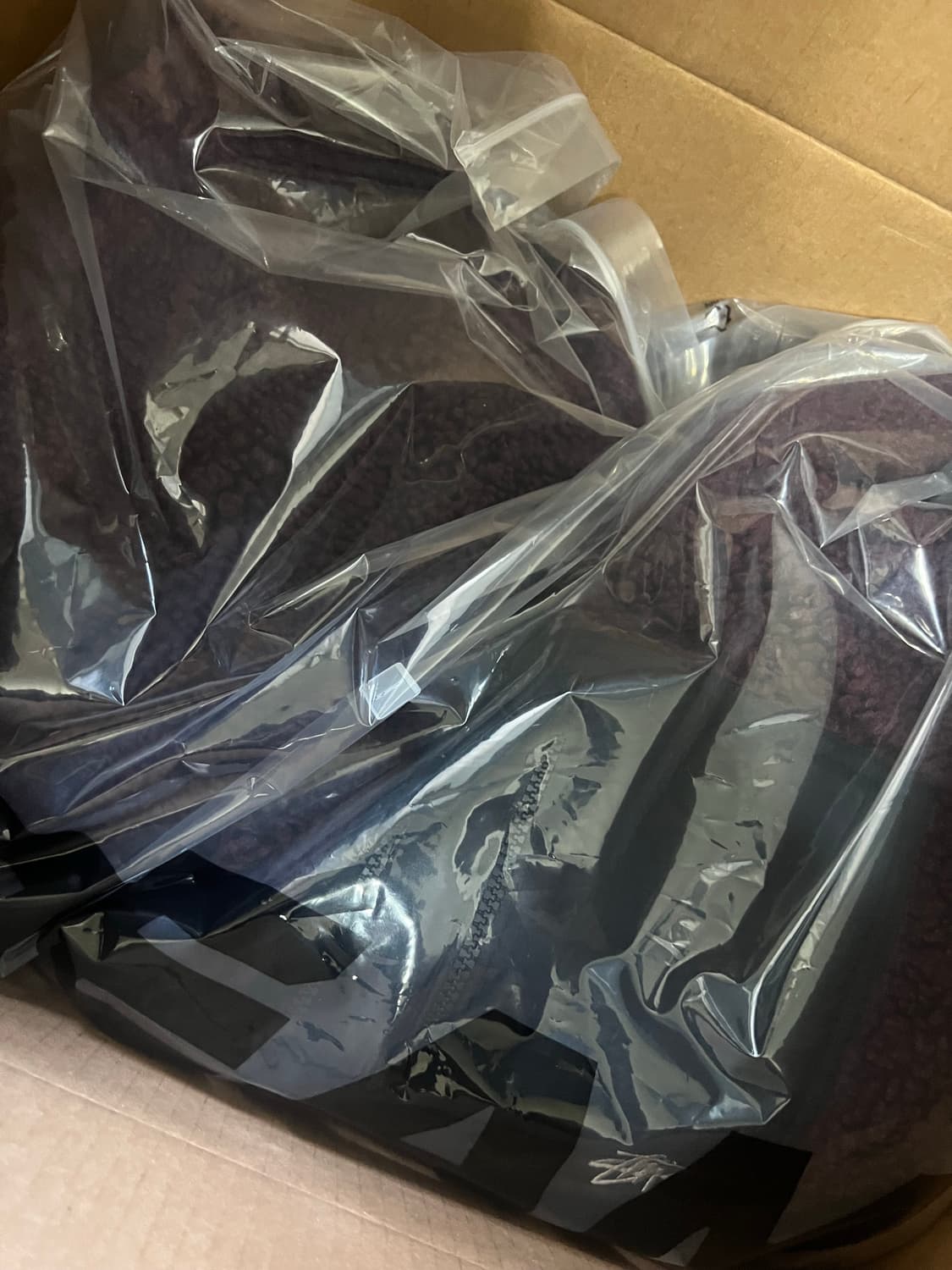 L 스투시 쉐르파 리버시블 자켓 버건디 상품이미지2