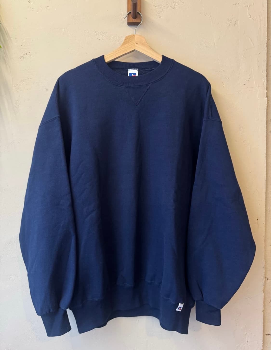 90s 러셀 스웻셔츠 네이비 상품이미지1