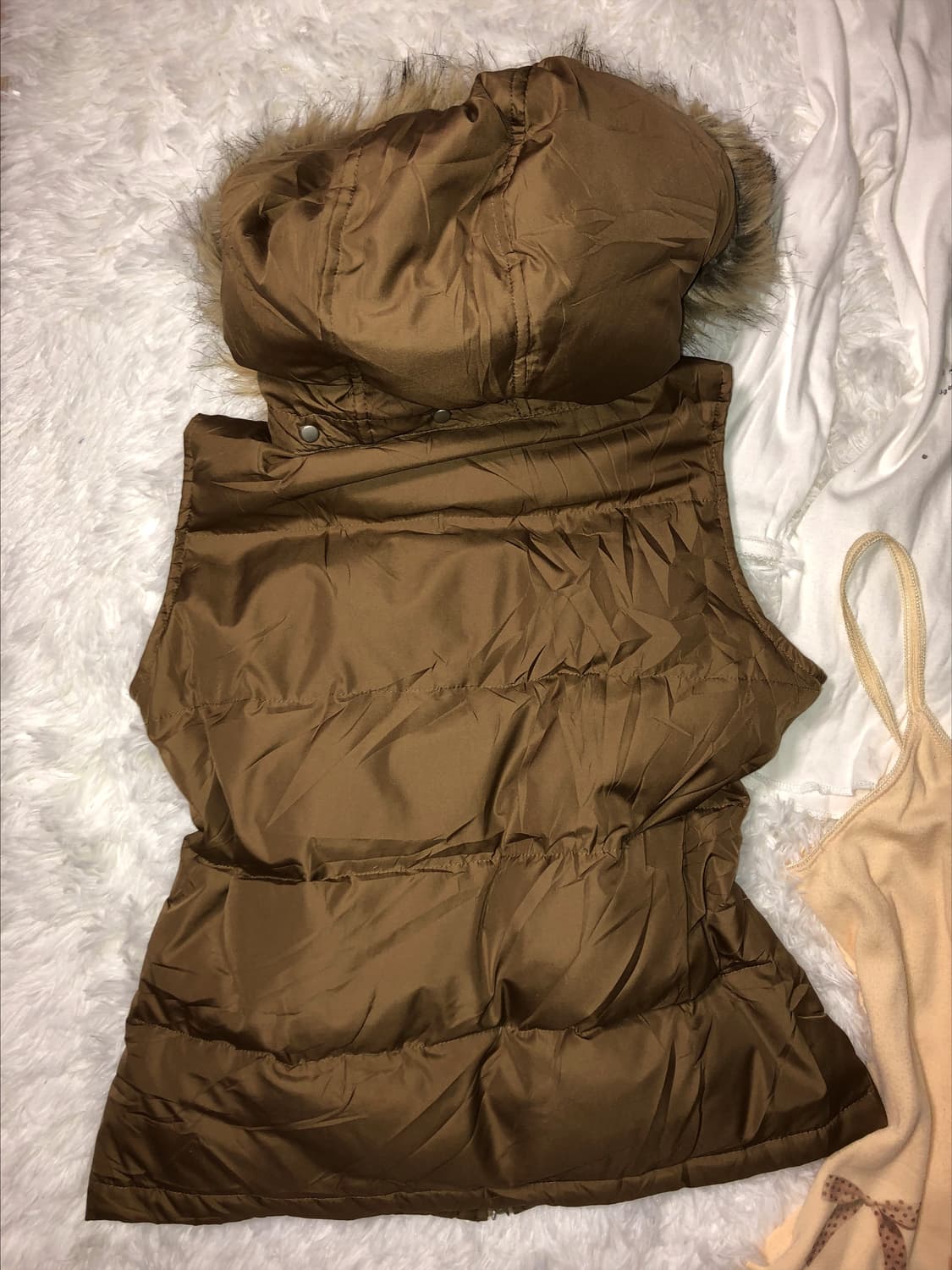 brown horse vest padding 상품이미지4