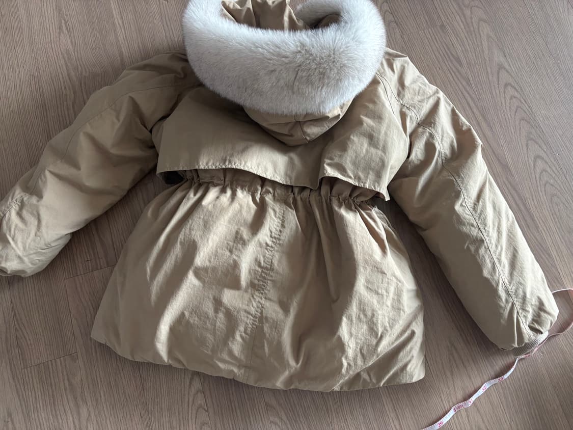 새상품급 지컷 사가퍼 날개 스트링 야상형 패딩 55(66가능) 상품이미지3