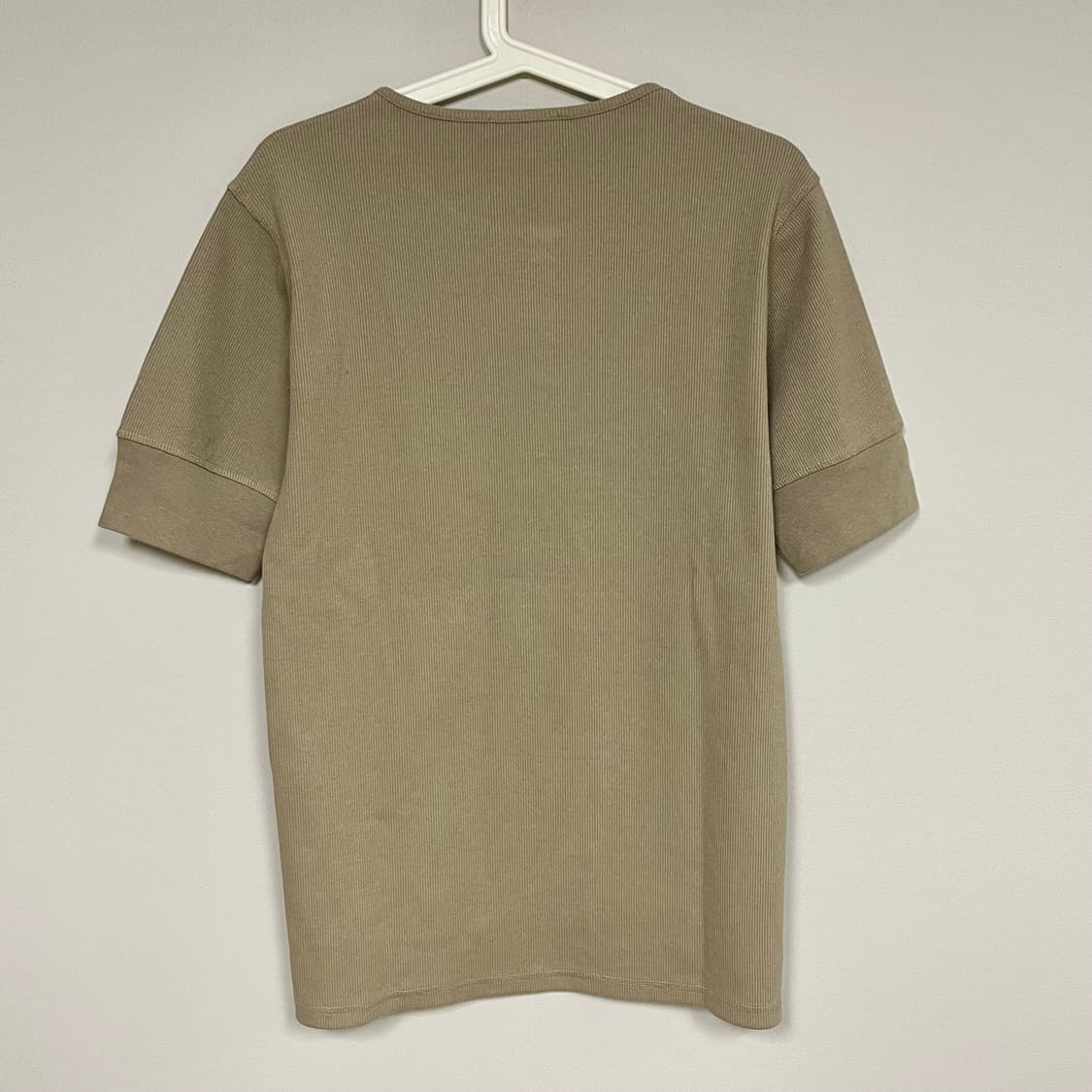 [L,XL]르메르 26ss RIB HENLEY 헨리 탑/세이지 상품이미지2