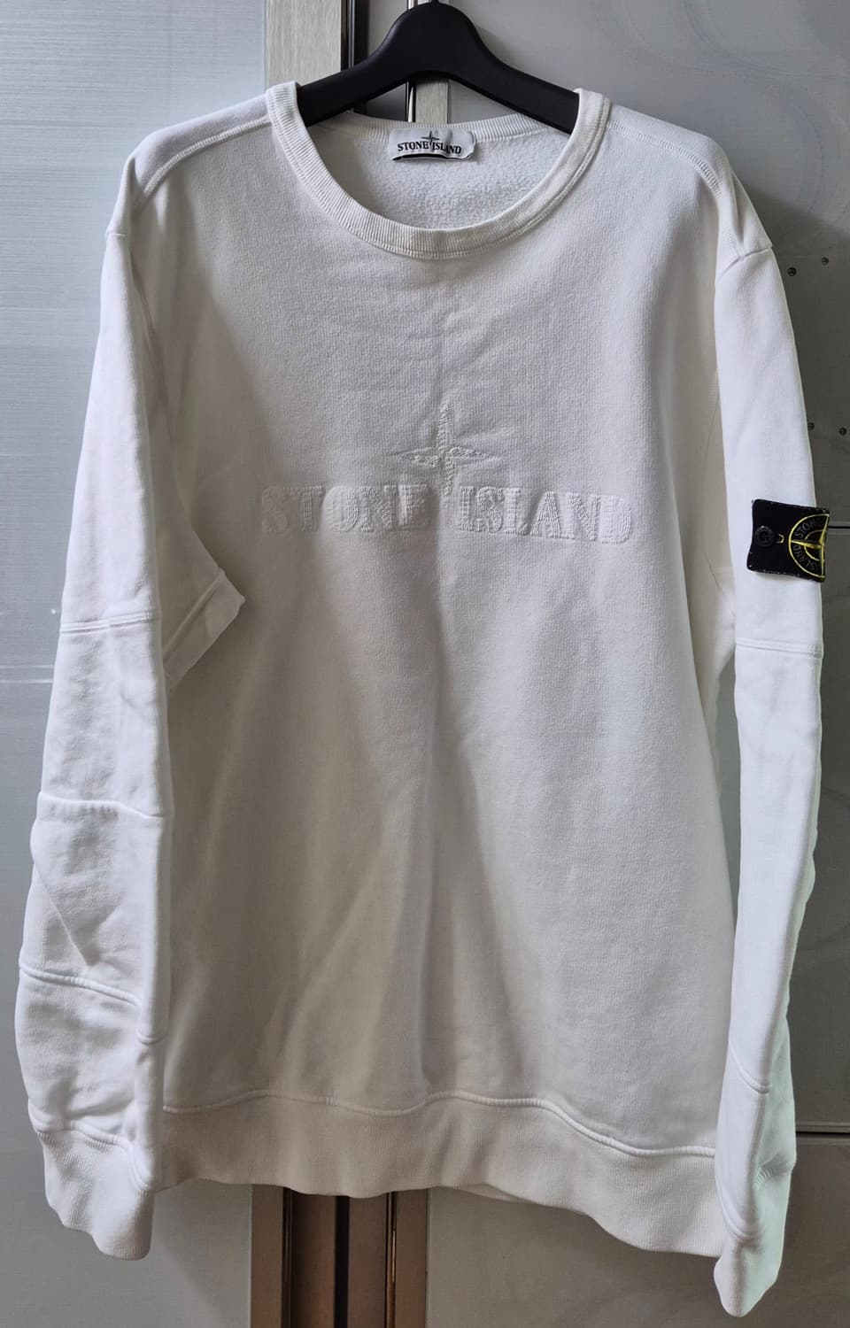 스톤아일랜드 코튼 와펜 패치 자수 맨투맨 상품이미지3