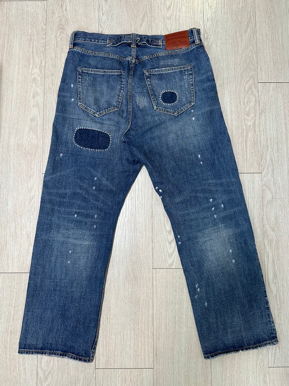 아웃스탠딩 30s 리페어 셀비지 데님 M 상품이미지4