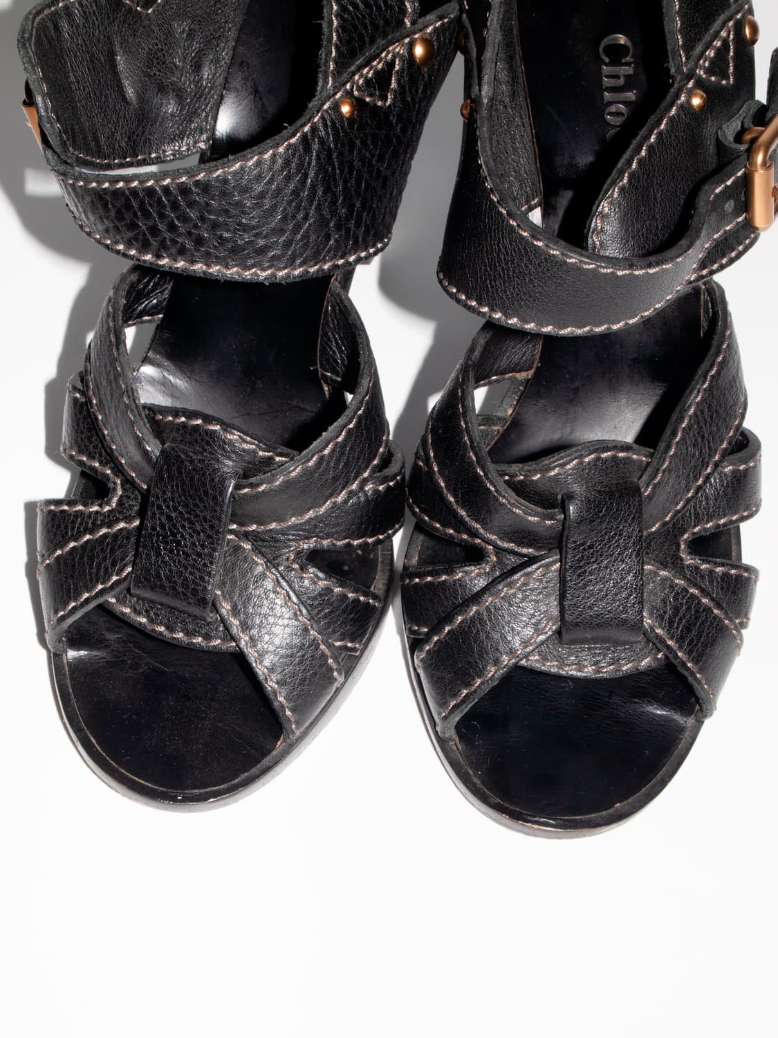 Pebbled Leather Strappy Sandal 상품이미지4
