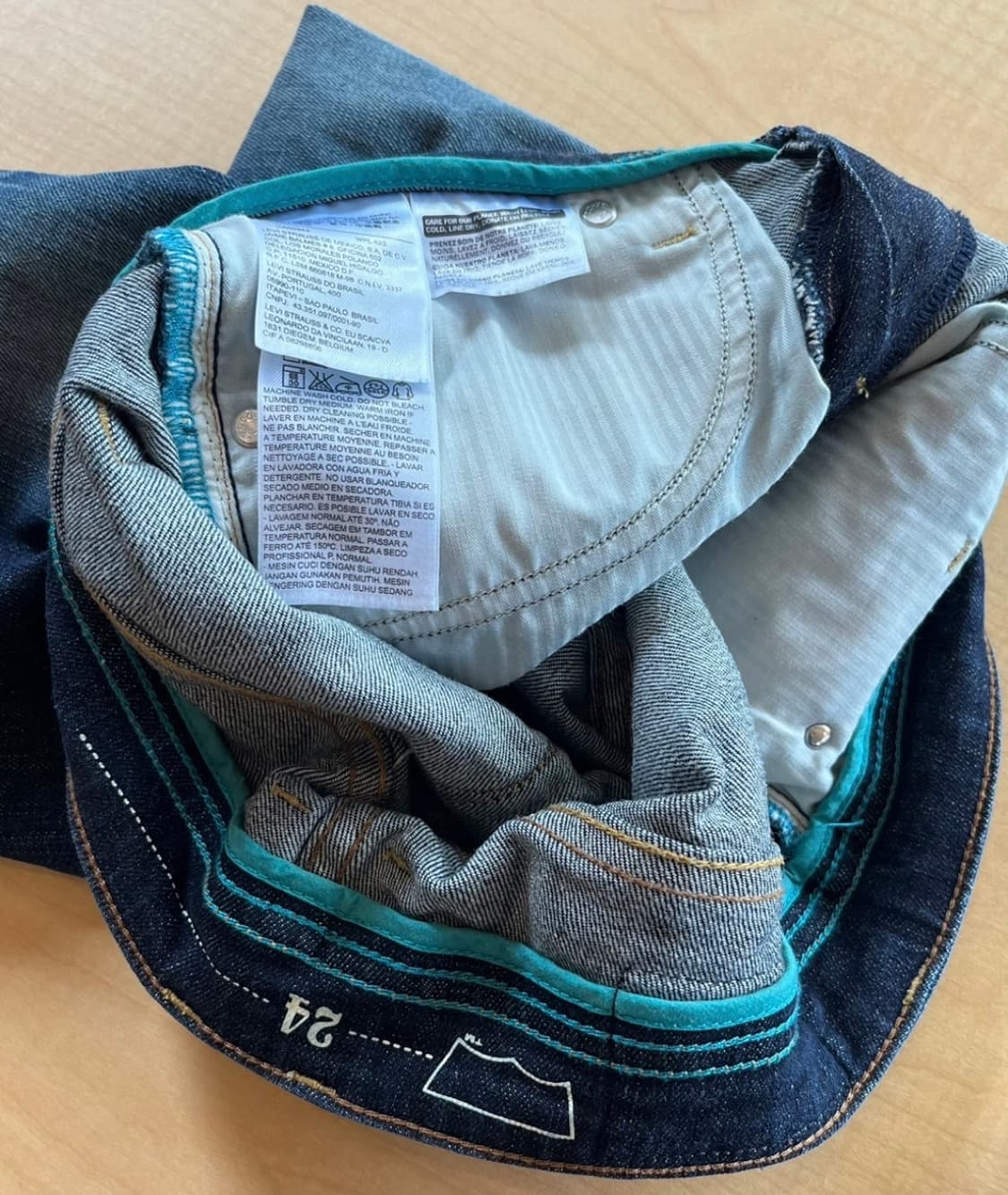 Levi's 리바이스, Edwin 에드윈 반바지 두벌 일괄 상품이미지6