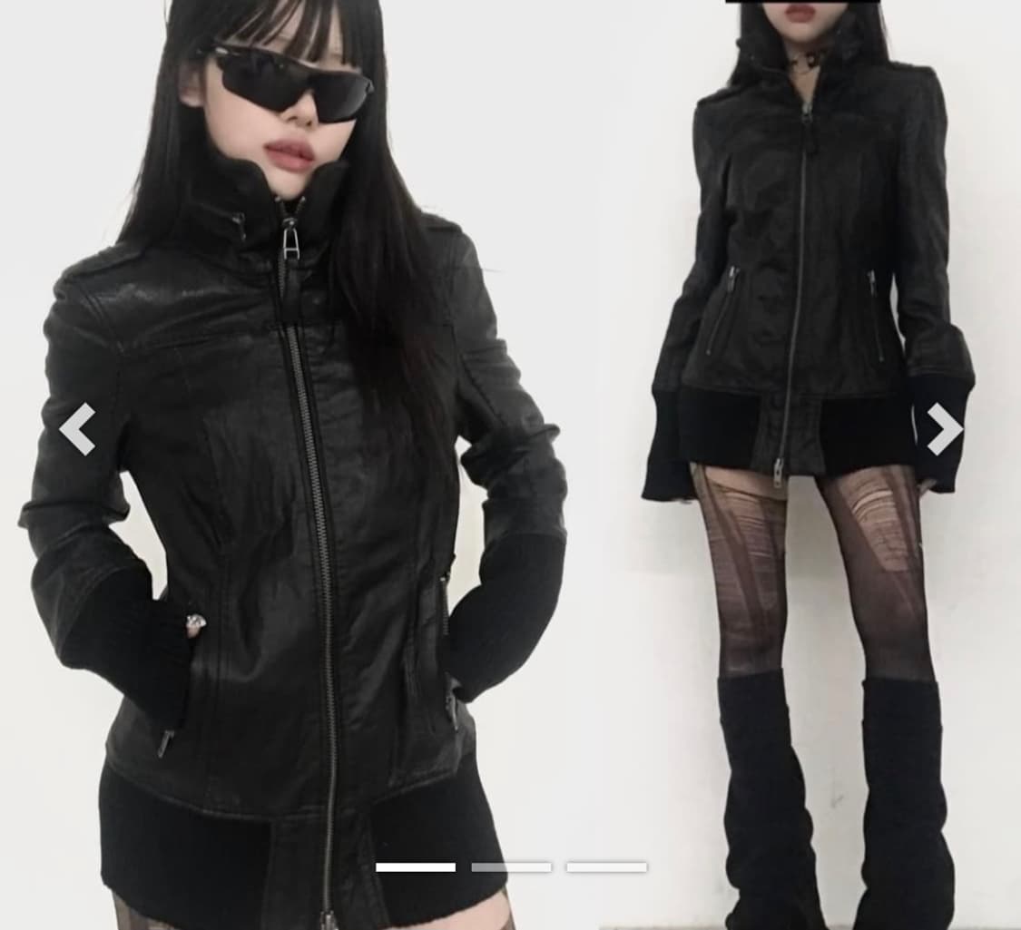 맥케이지 여성 가죽자켓 상품이미지2