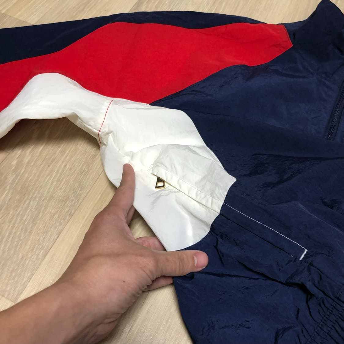 (L) 조던 X 트로피룸 92년 바르셀로나 드림팀 우븐 자켓 미드 네이비 상품이미지10