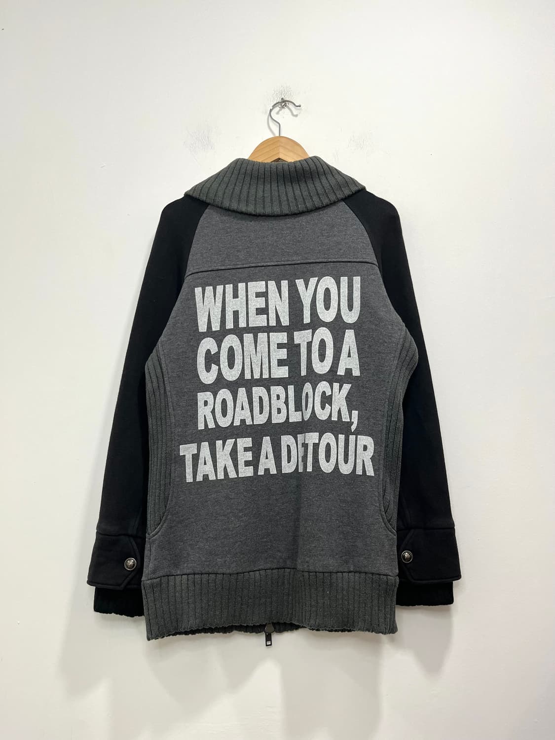 일본 빈티지 락펑크 카고 양각버튼 프린팅 집업 상품이미지7