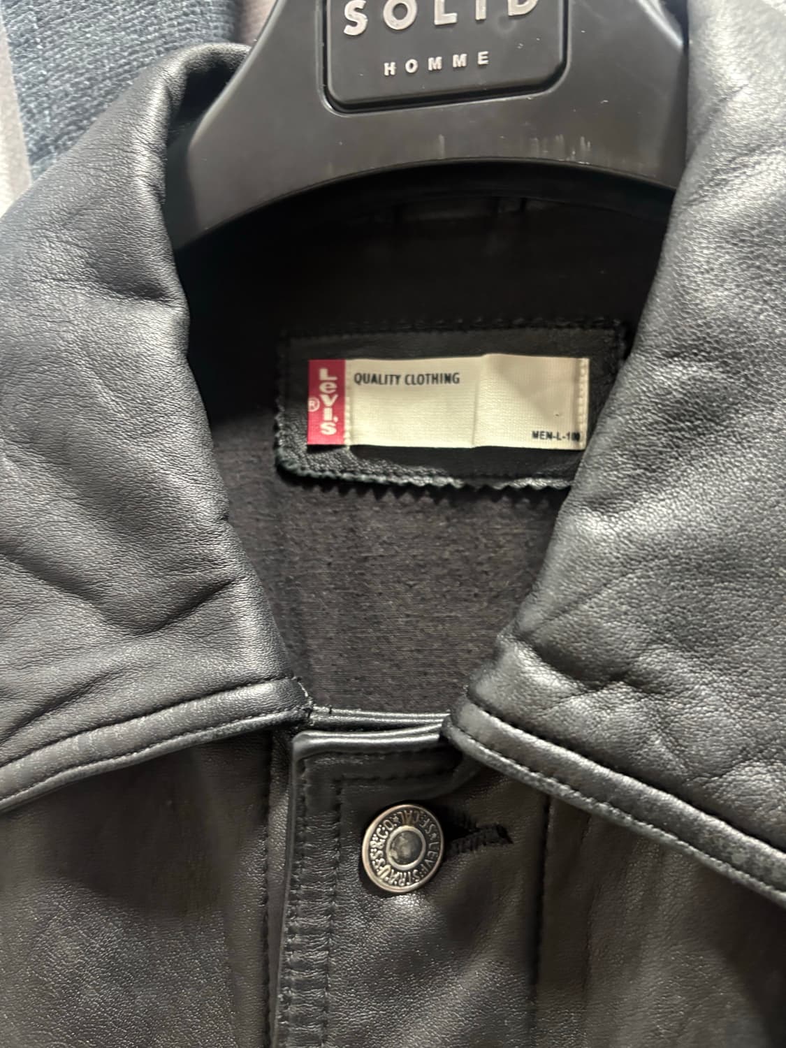 리바이스 레더 트러커 자켓 상품이미지4