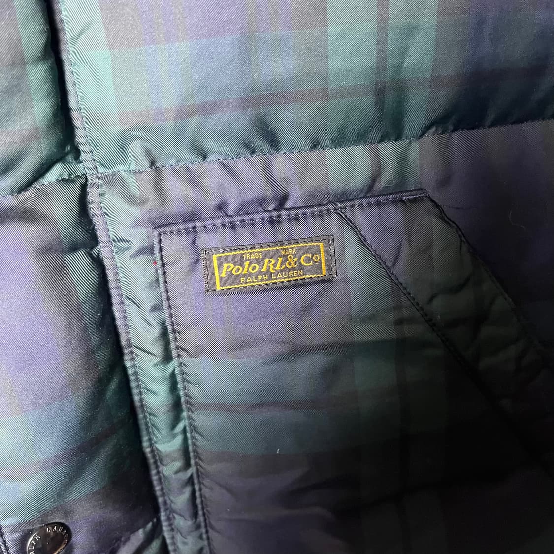 [Polo] 폴로랄프로렌 타탄체크 패딩 베스트 상품이미지5