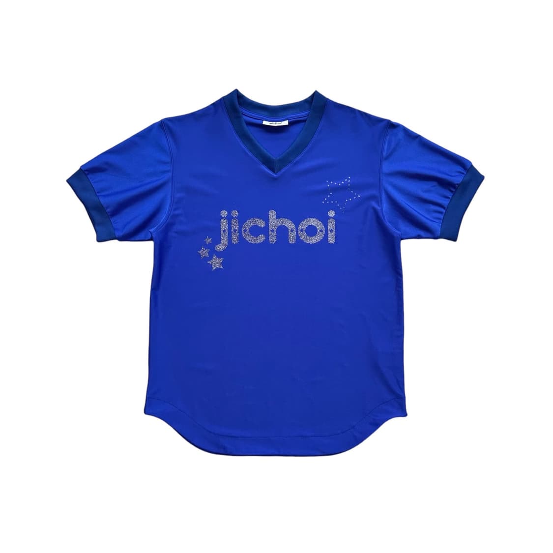 지초이 SS24 TEAM JICHOI T-SHIRT 3사이즈 블루 상품이미지1