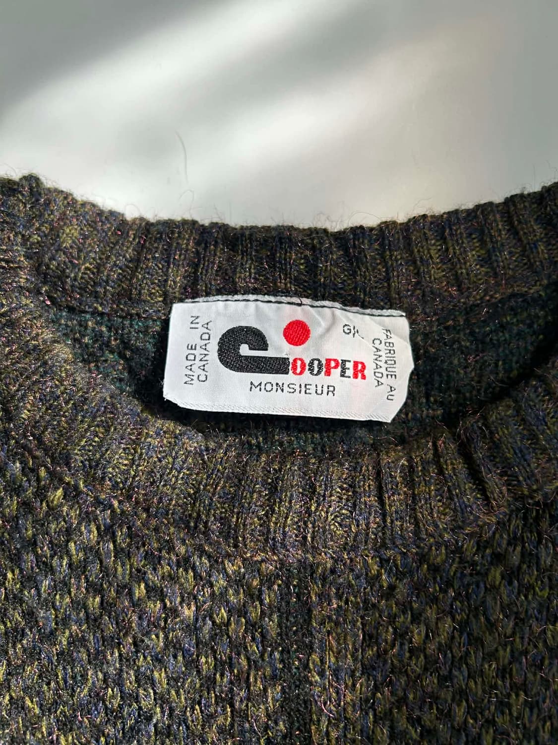 [L] 쿠퍼 캐나다 울 니트 스웨터 상품이미지6