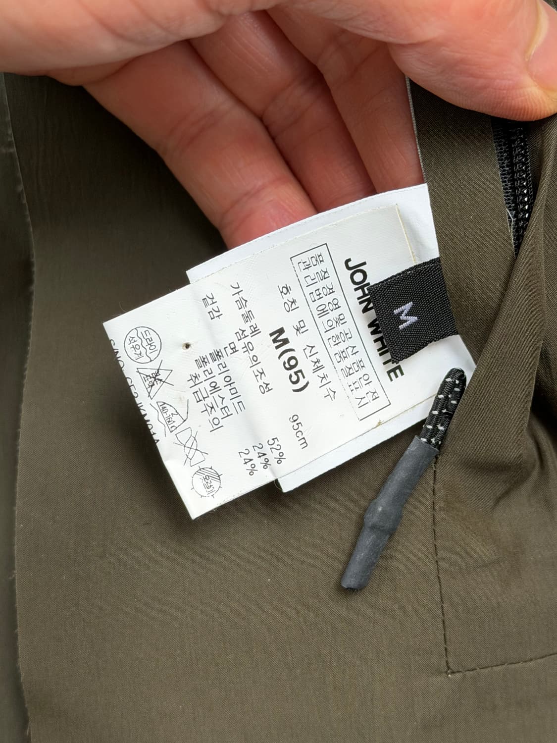 Monobi 모노비 레인코트 카키 M 상품이미지5