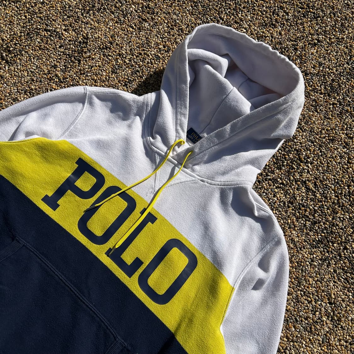 폴로(POLO RalphLauren) 화이트 스펠로고 후드티 상품이미지2