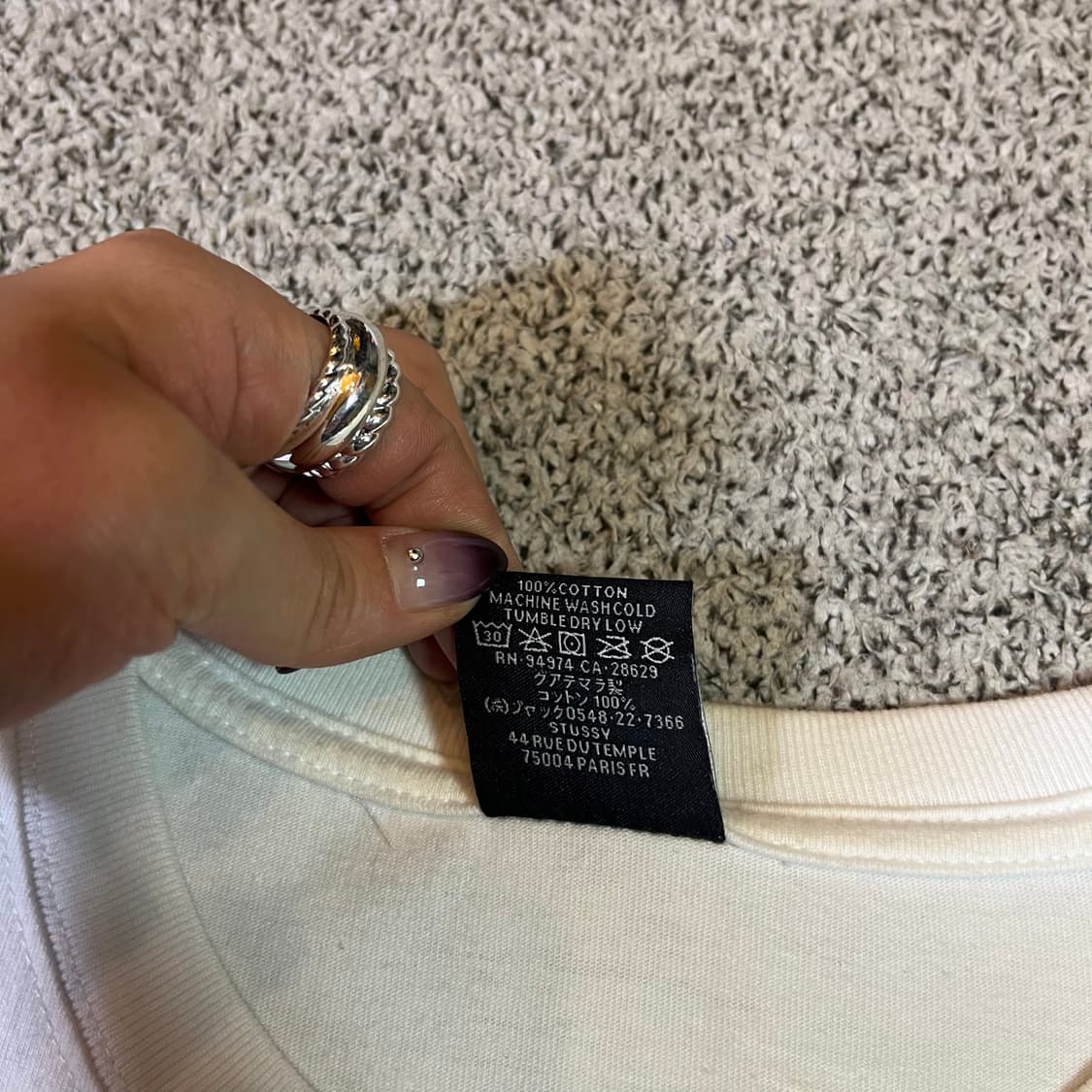 STÜSSY 스투시 23ss 월드투어 반팔 티셔츠 상품이미지5