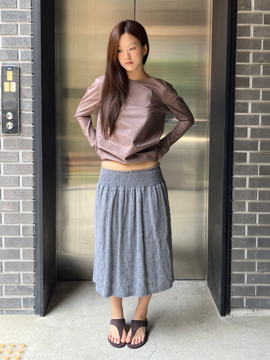 Issey Miyake 이세이미야케 링클 스커트 상품이미지6