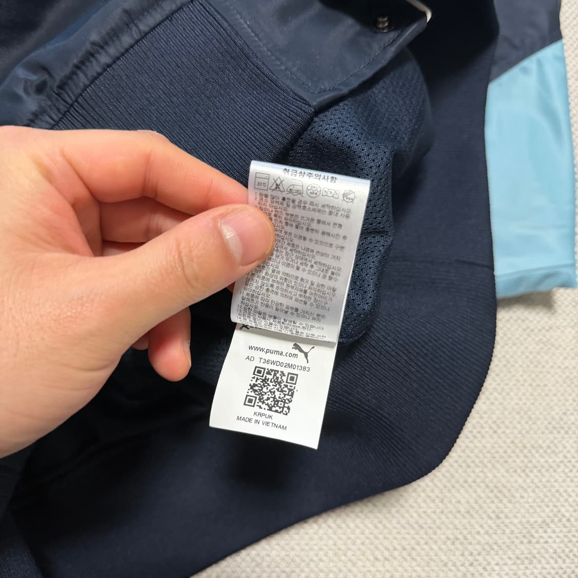 푸마 스포츠 배색 봄버 자켓 상품이미지5