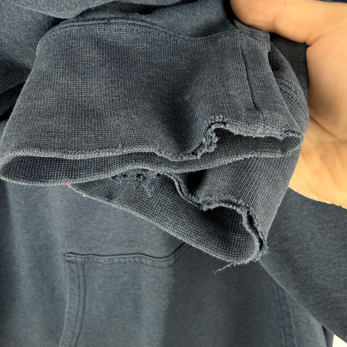 (XL) 나이키 올드스쿨 NSW 후드 티 네이비 상품이미지3