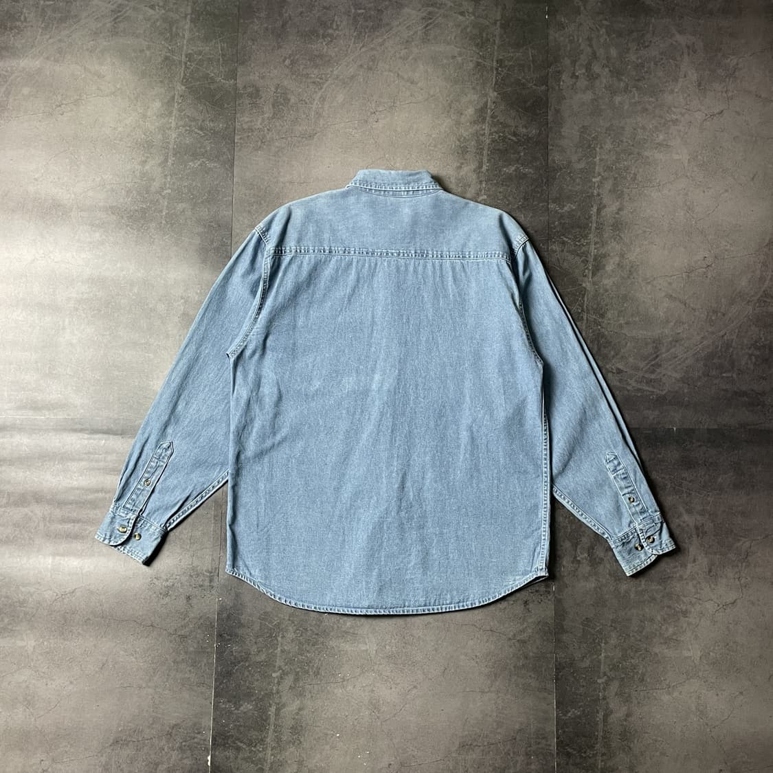 PORT AND COMPANY 빈티지 코튼 데님 셔츠 A00733 상품이미지7