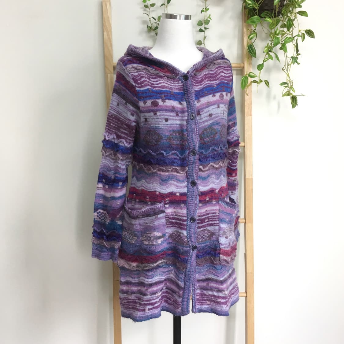 JPN/하구미가디건 모리걸가디건 하구미후드가디건 보헤미안후드가디건 상품이미지1