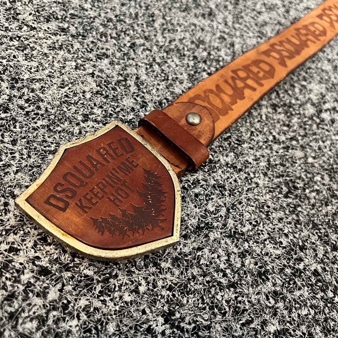 디스퀘어드 근본 빈티지 가죽 벨트 상품이미지2