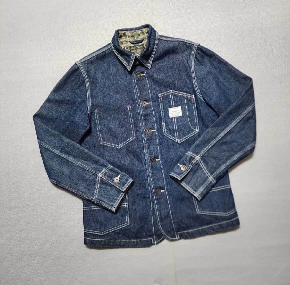 도그하우스 데님 초어 자켓 상품이미지1