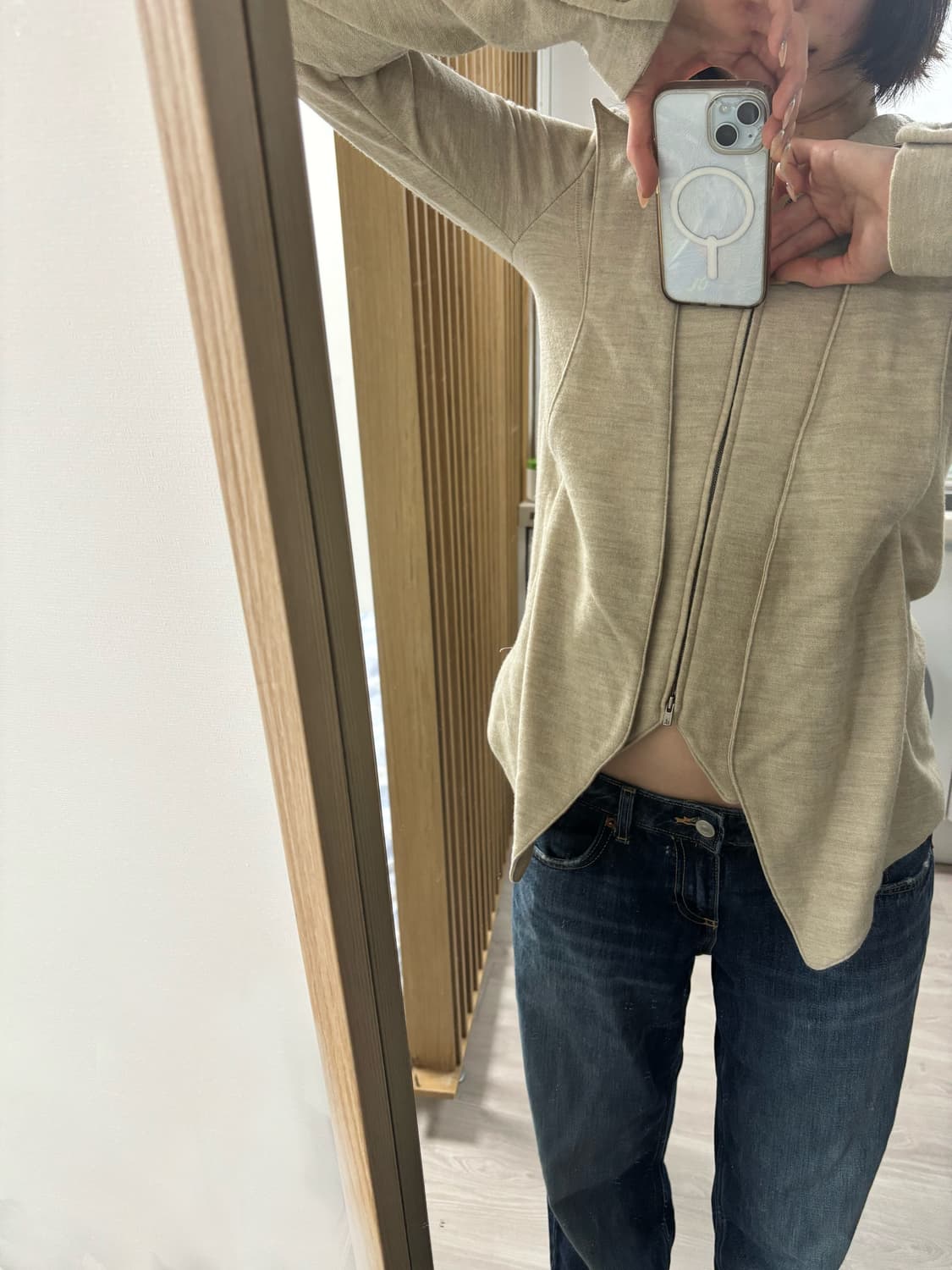 Yohji Yamamoto hood zip up 상품이미지1