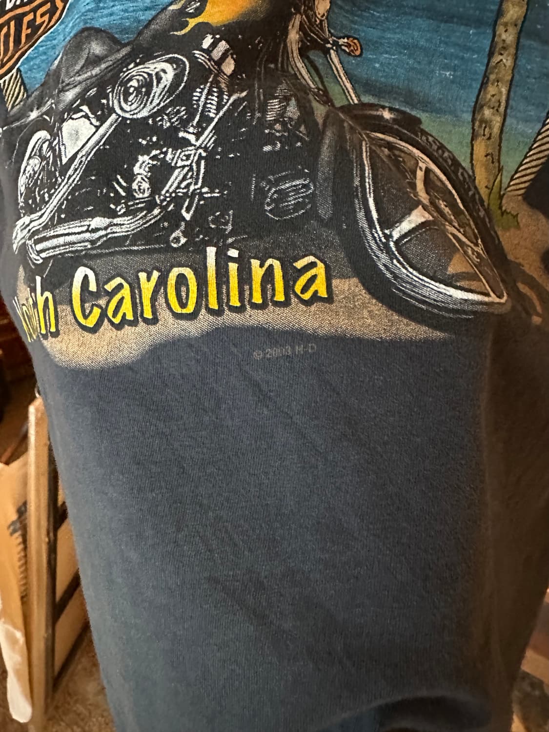 00s Vintage Harley Davidson T Shirt 상품이미지5
