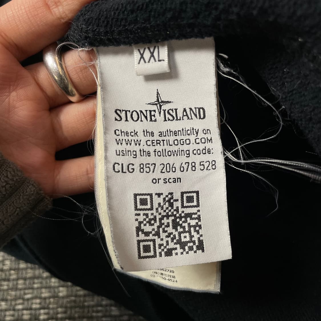 스톤아일랜드 블랙 맨투맨 XXL 상품이미지6