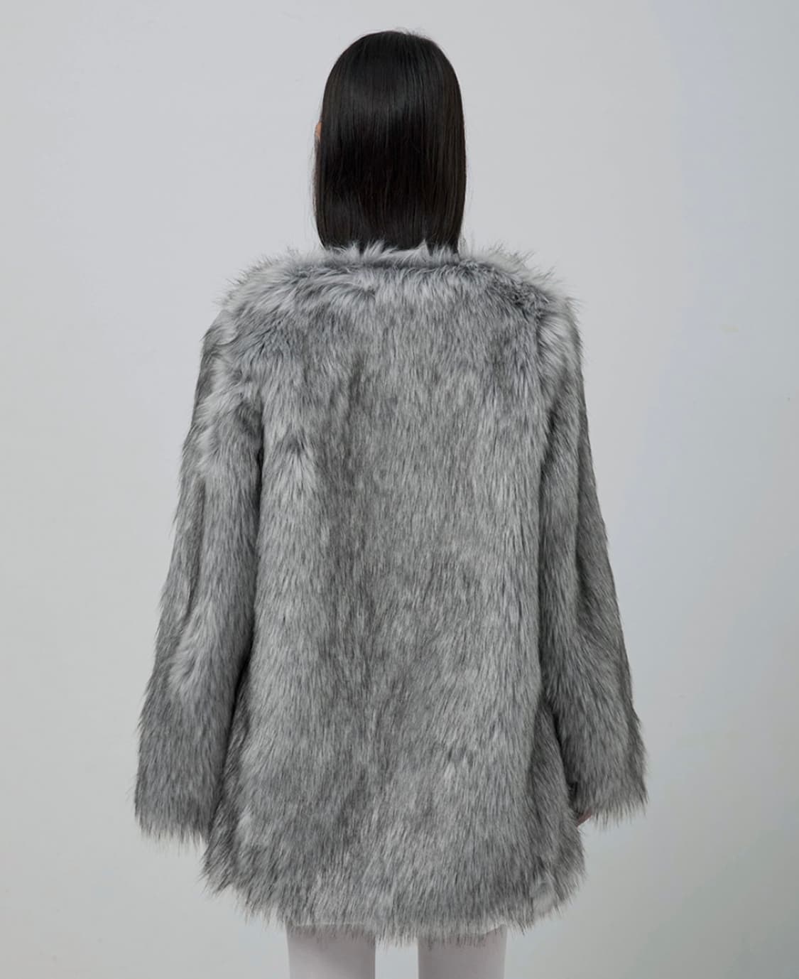 플레어업 퍼자켓 그레이 2 상품이미지4