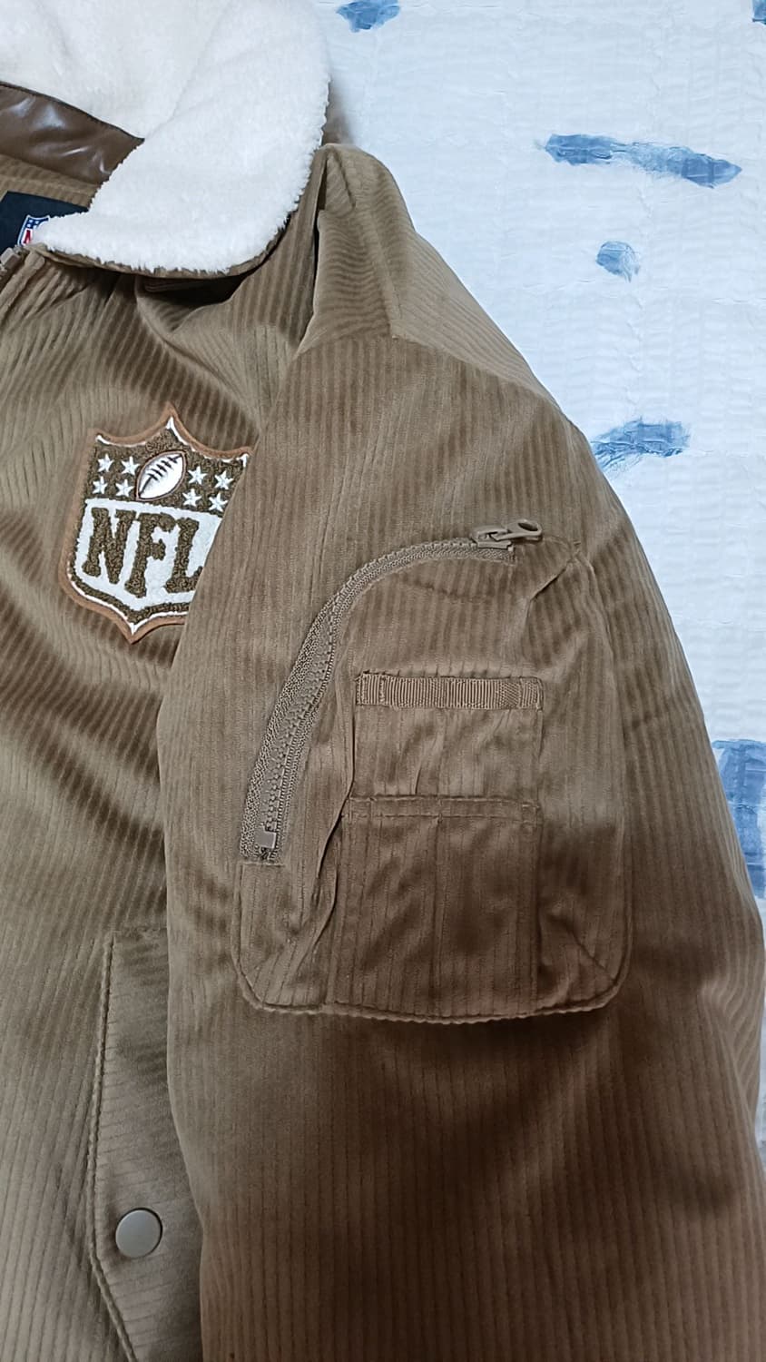 NFL 코듀로이 오리털헤비패딩 105 가슴68 기장71 상품이미지4