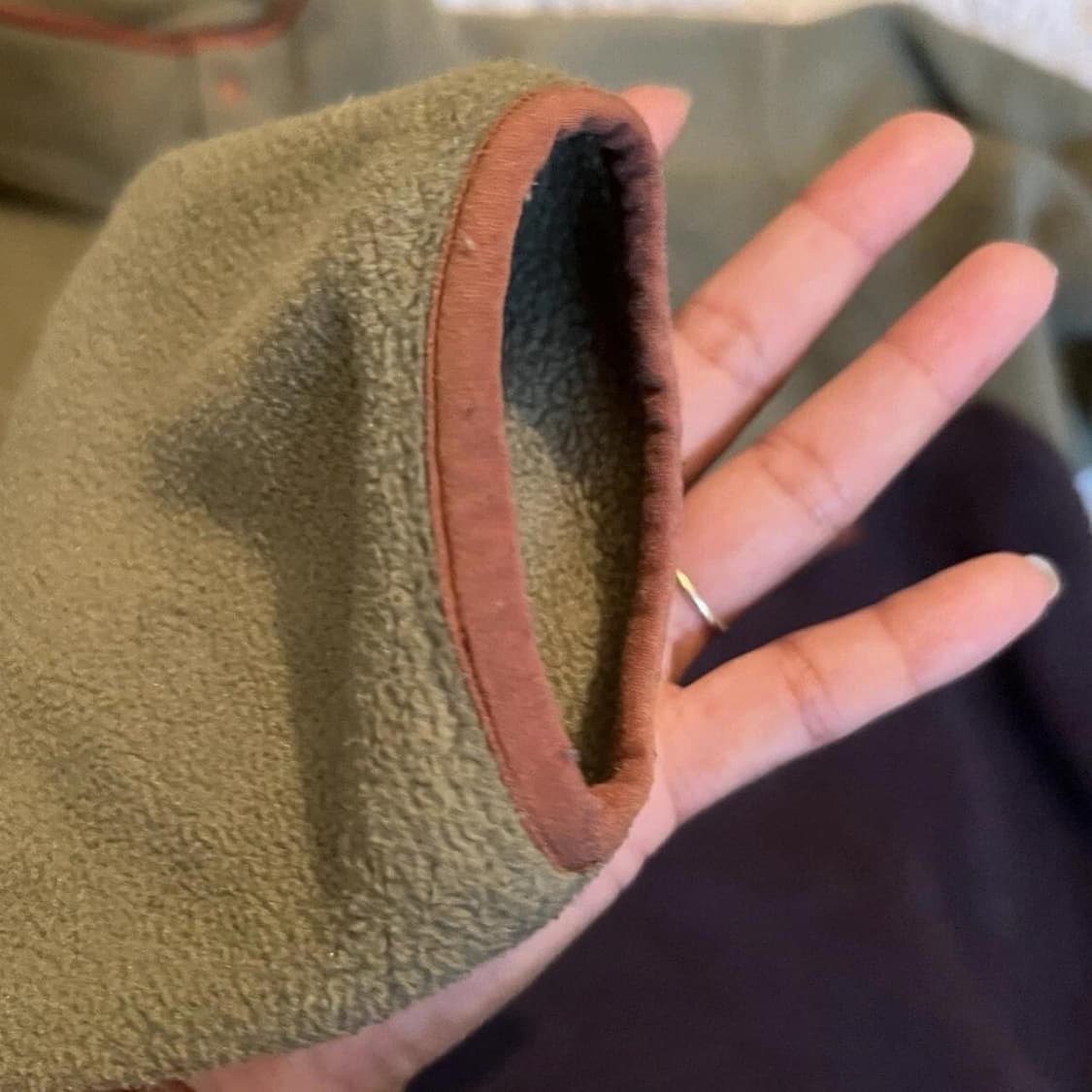 10s 파타고니아 신칠라 스냅-T 올리브/브라운 니카라과 상품이미지2