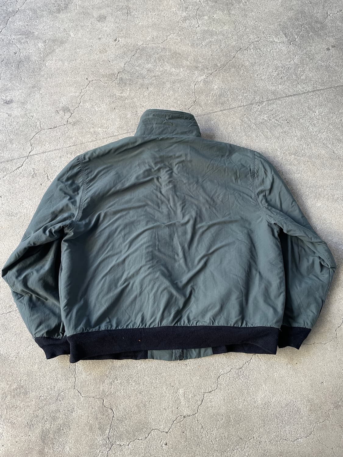 80-90s L.L. bean Warm-up Jacket charcoal 상품이미지9