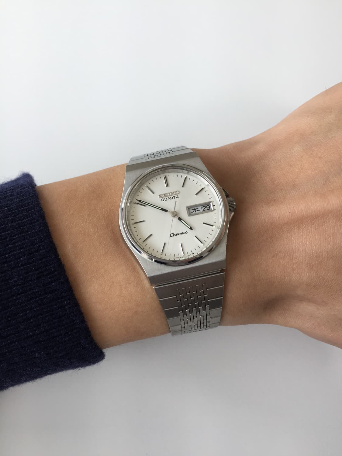 80s seiko chronos day-date quartz 상품이미지4