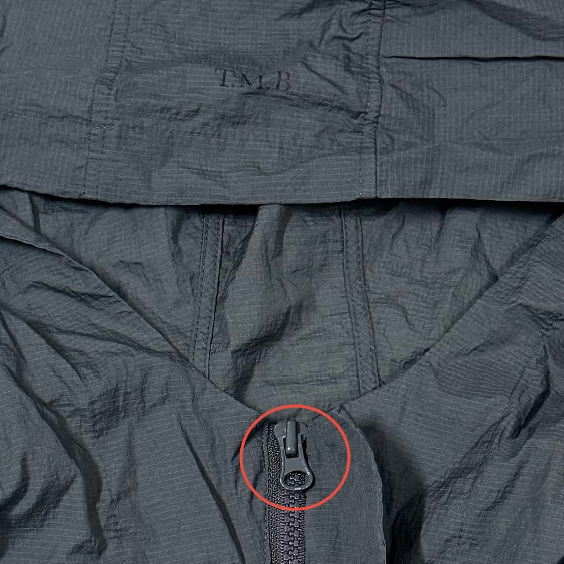 T.M.B Mad) Windbreaker Set-up [charcoal] 상품이미지3