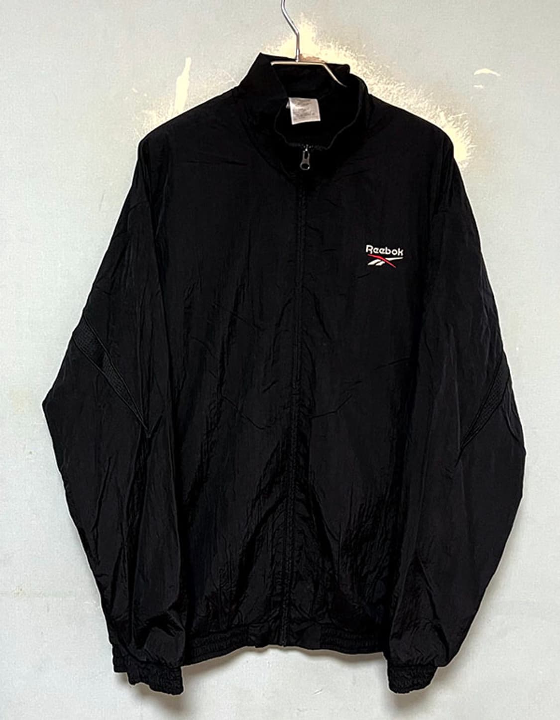 Reebok 리복 남자 우븐자켓 바람막이 블랙 백로고 춘추 XL 105 상품이미지1