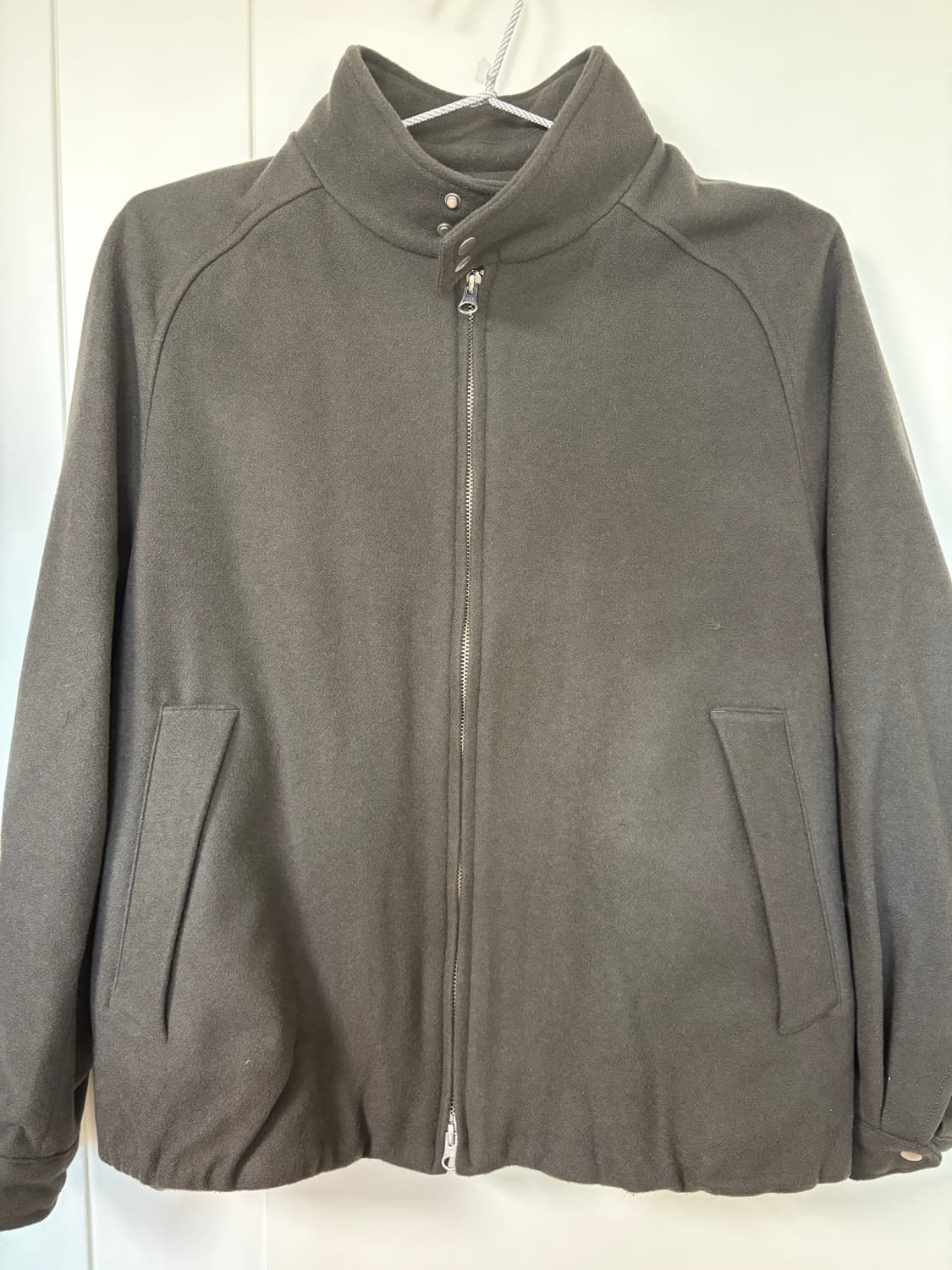 셔터 펠트 울 해링턴 자켓 상품이미지5