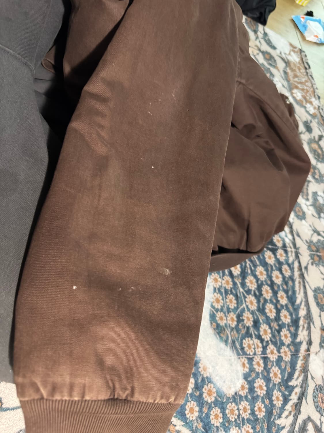 빈티지 나이키 브라운 퀼팅 바시티 자켓 상품이미지7