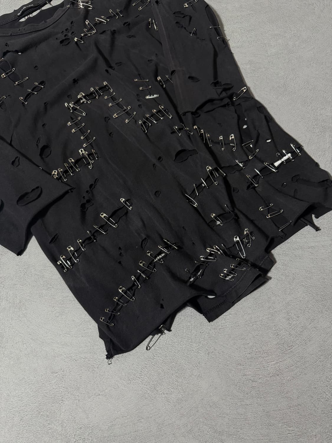 Balmain 11SS safety Pin funk shirt 상품이미지8