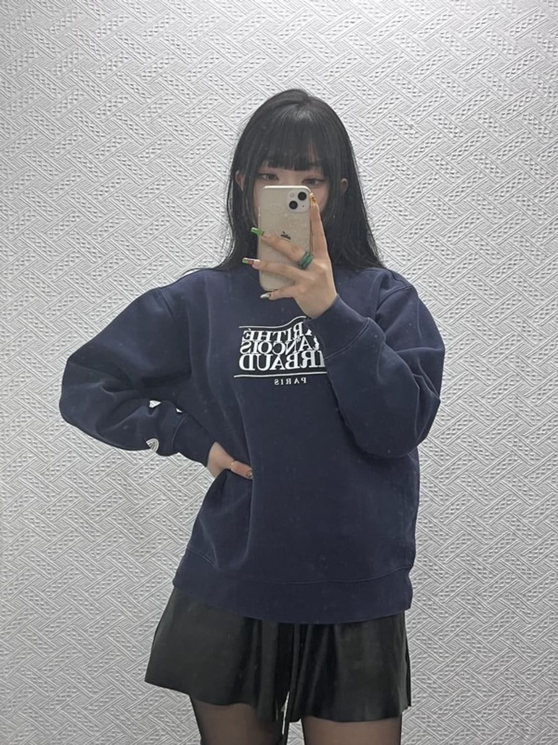 마리떼 프랑소와 저버 올드스쿨 빈티지 캐주얼 맨투맨 M C09510 상품이미지2