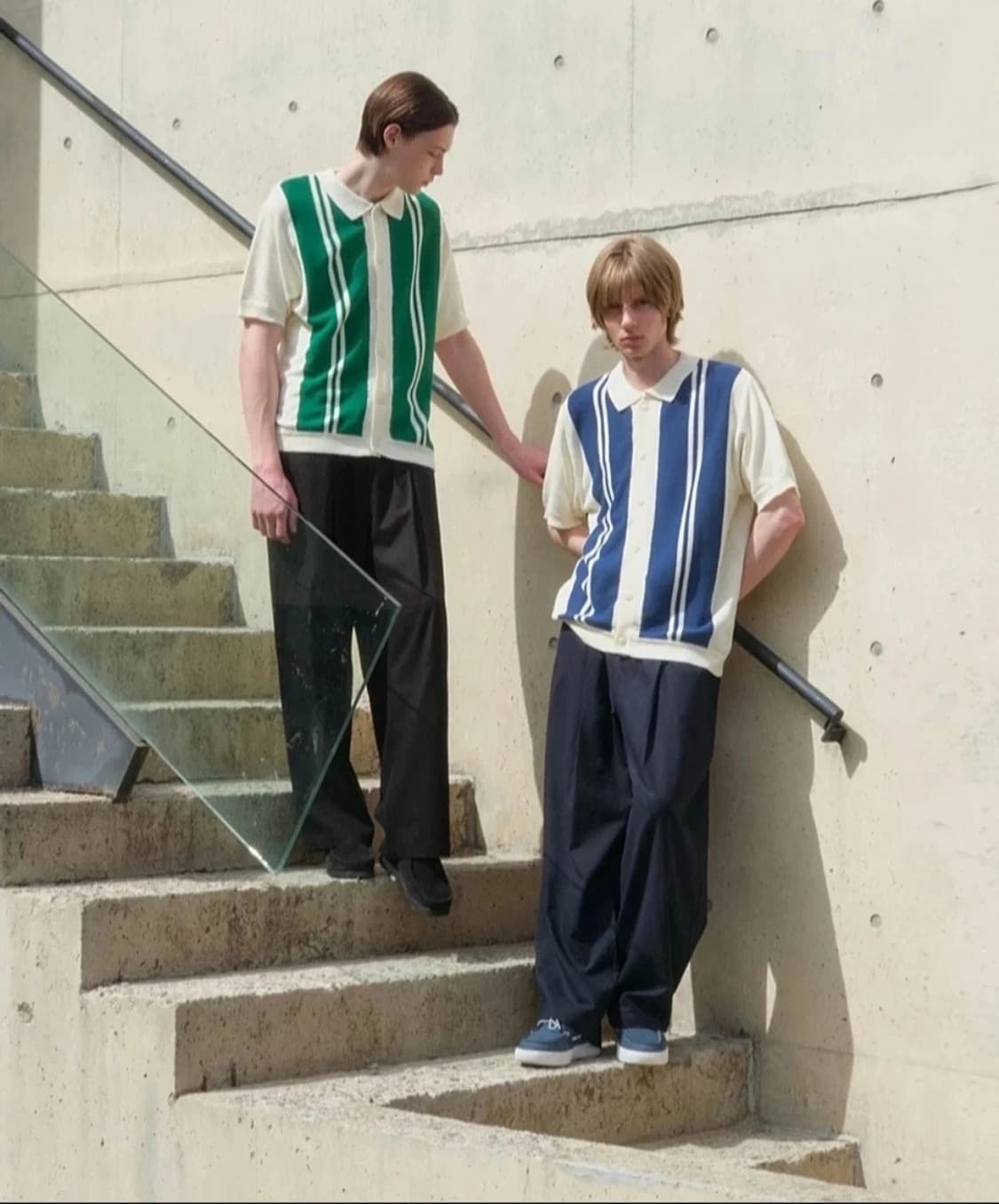 레테르코모 코스믹 가디건 셔츠 반팔 니트 M 상품이미지3