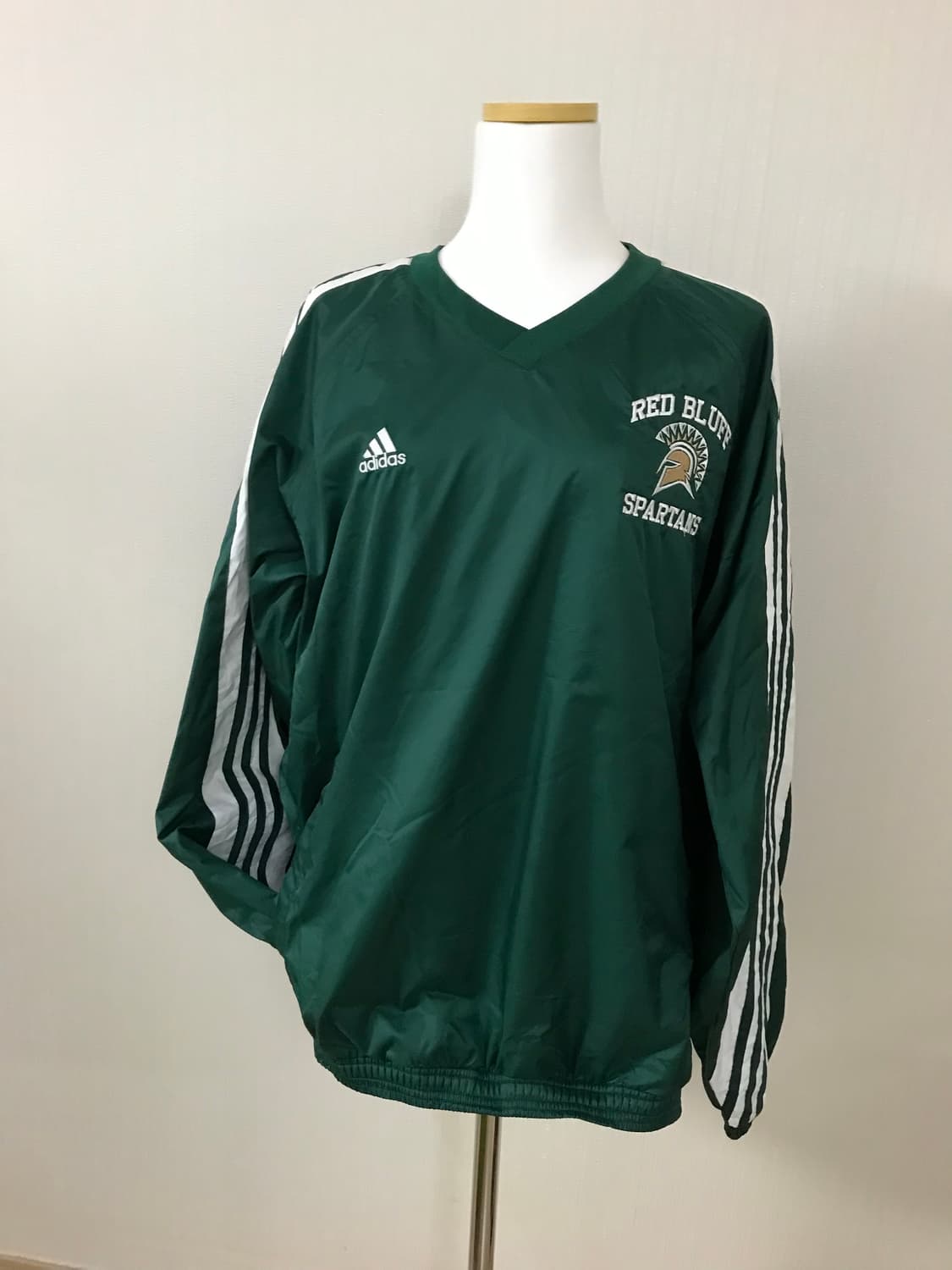 아디다스 그린 스포티 블록코어 윈드브레이커 바막 맨투맨 상품이미지1