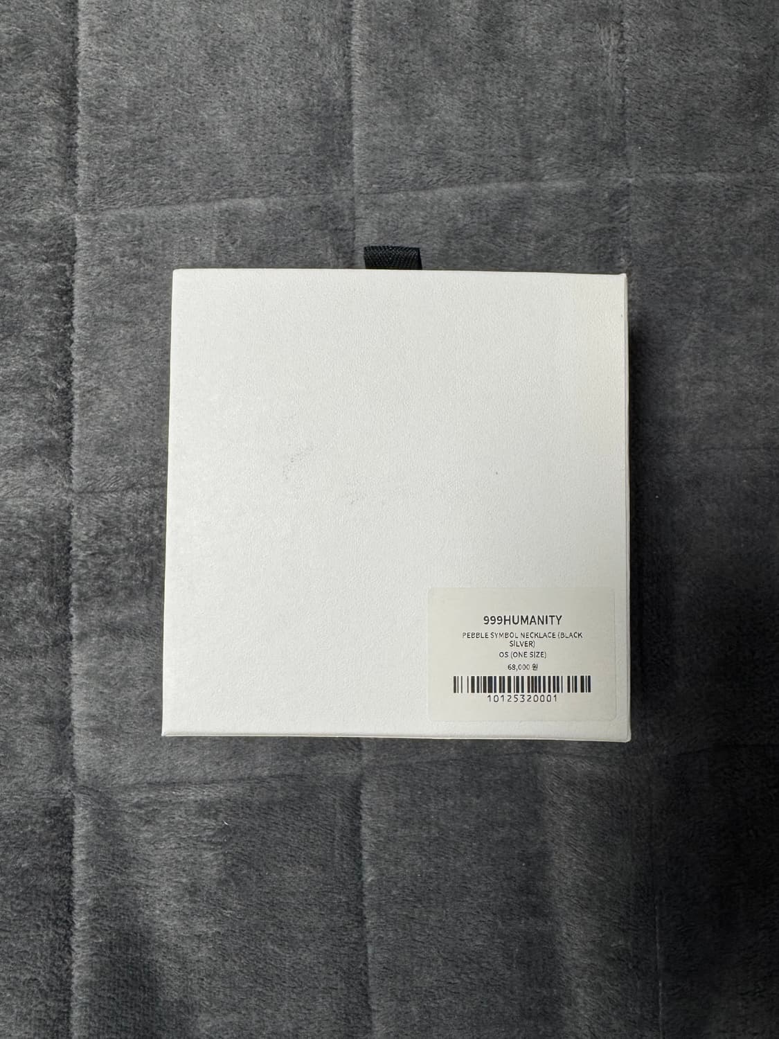 999휴머니티 페블 심볼 넥레이스 (블랙 실버) 상품이미지4