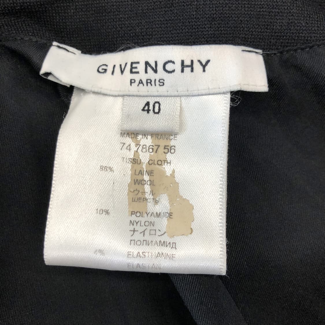 지방시 더블브레스티드 트렌치울코트 55  상품이미지7