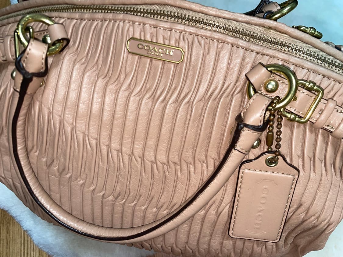 Coach madison gathered leather bag 상품이미지6
